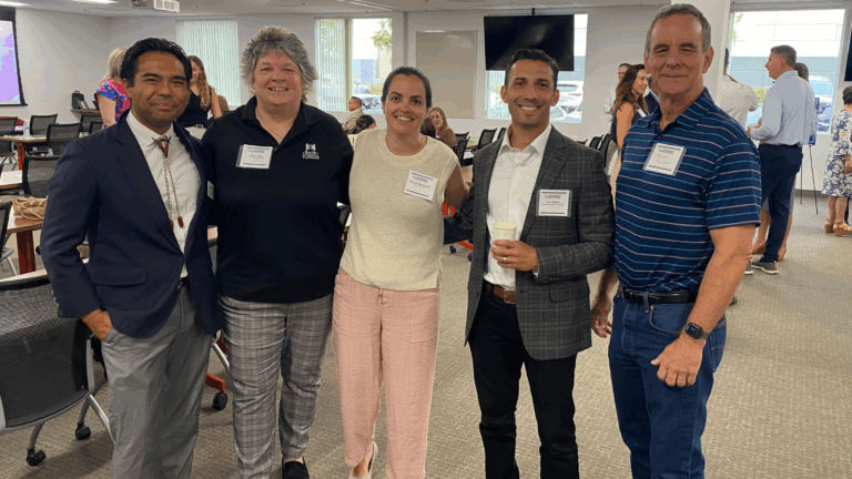 Cheer Home Care team members attending the Alzheimer’s Business Breakfast hosted by the San Diego/Imperial Chapter.